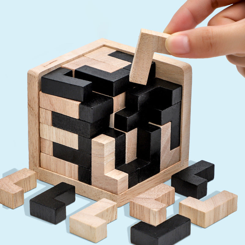 Lisslune | Wood intelligence toy brain teaser game