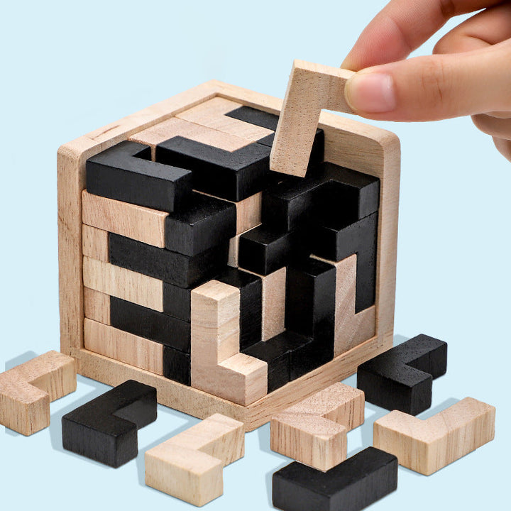 Lisslune | Wood intelligence toy brain teaser game