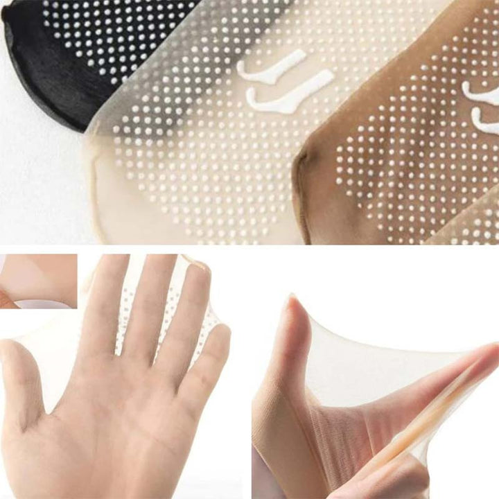 Lisslune | Spring Summer Invisible Non-Slip Crystal Silk Socks