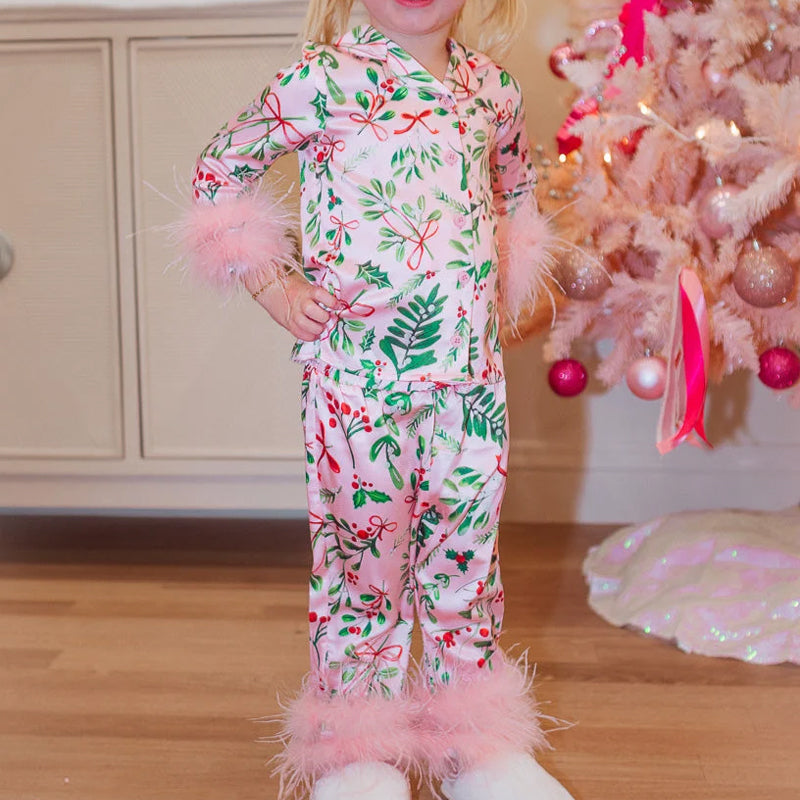 Lisslune | Printed Pajama Parent-Child Set