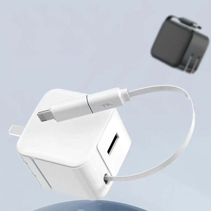 Lisslune | Charger with retractable charging cable