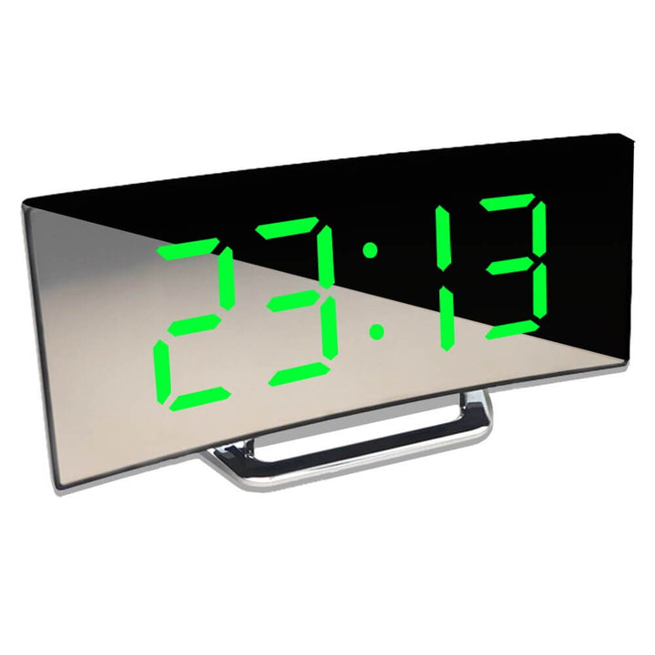 Lisslune | Curved LED Digital Alarm Clock - Rass