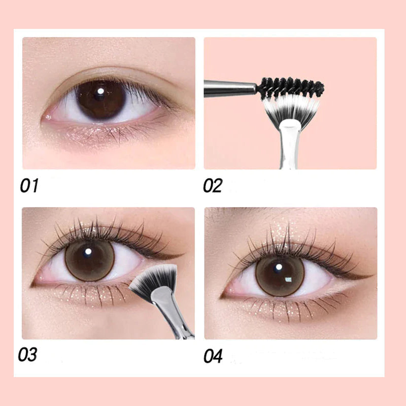 Lisslune | Angled mascara brush with wave cut