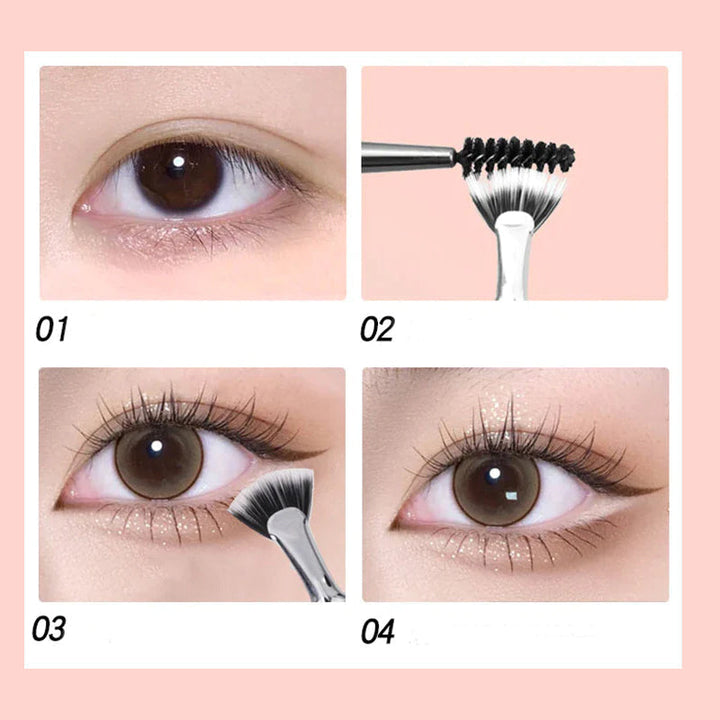 Lisslune | Angled mascara brush with wave cut