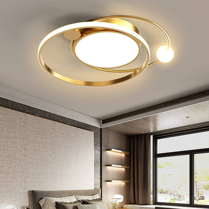 Lisslune | Nordic Round Circle LED Ceiling Light flush mounted
