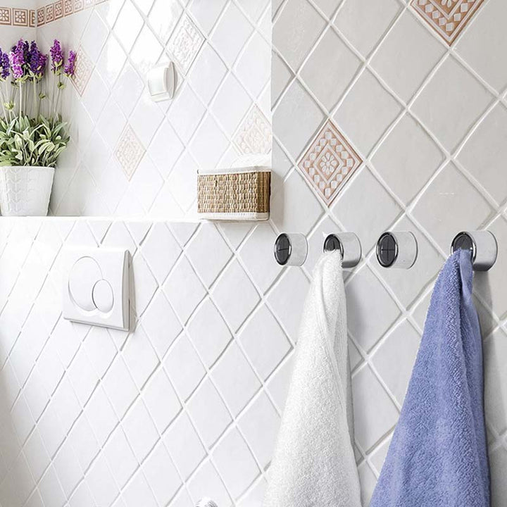 Lisslune | Round self-adhesive towel hooks for the kitchen