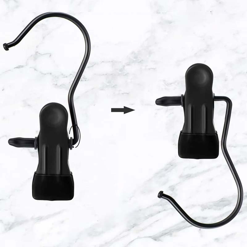 Lisslune | Space-saving portable travel hanger clips