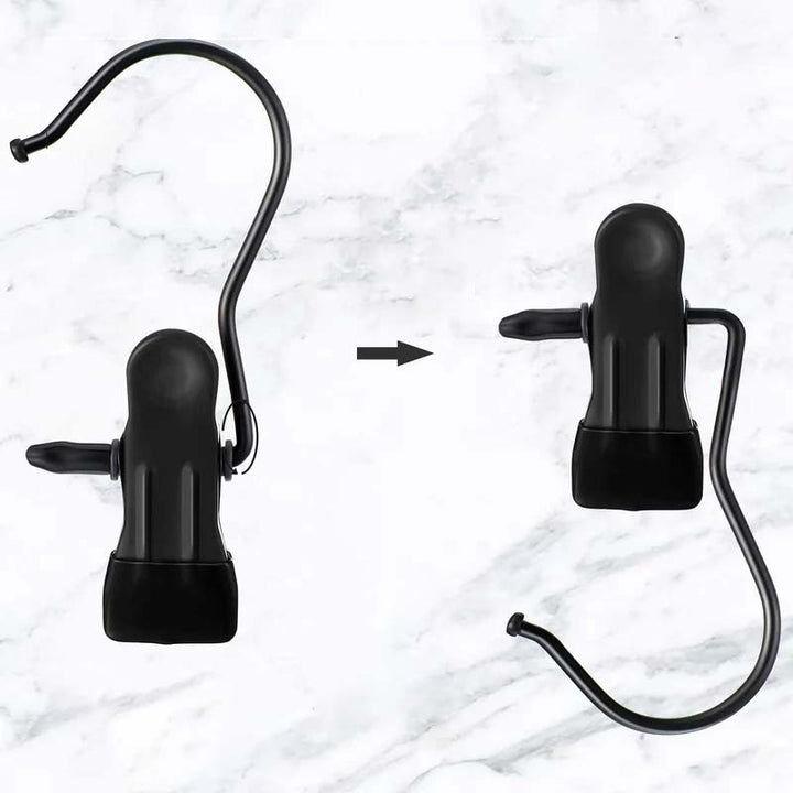 Lisslune | Space-saving portable travel hanger clips