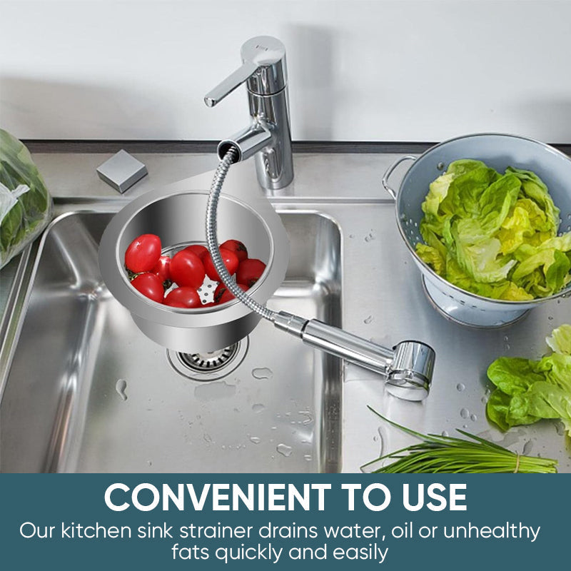 Lisslune | Stainless Steel Swan Sink Drain Basket