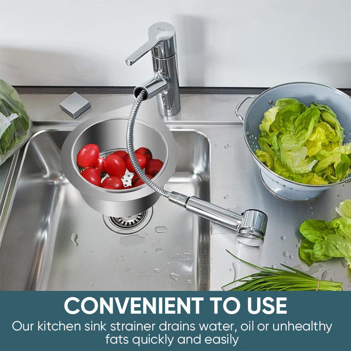 Lisslune | Stainless Steel Swan Sink Drain Basket