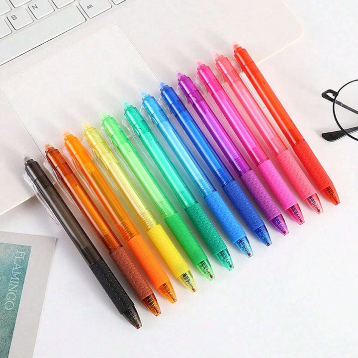 Lisslune | Multicolored erasable gel pens (12 pcs)