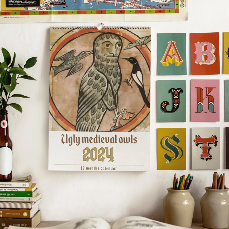 Lisslune | Medieval Owl Calendar