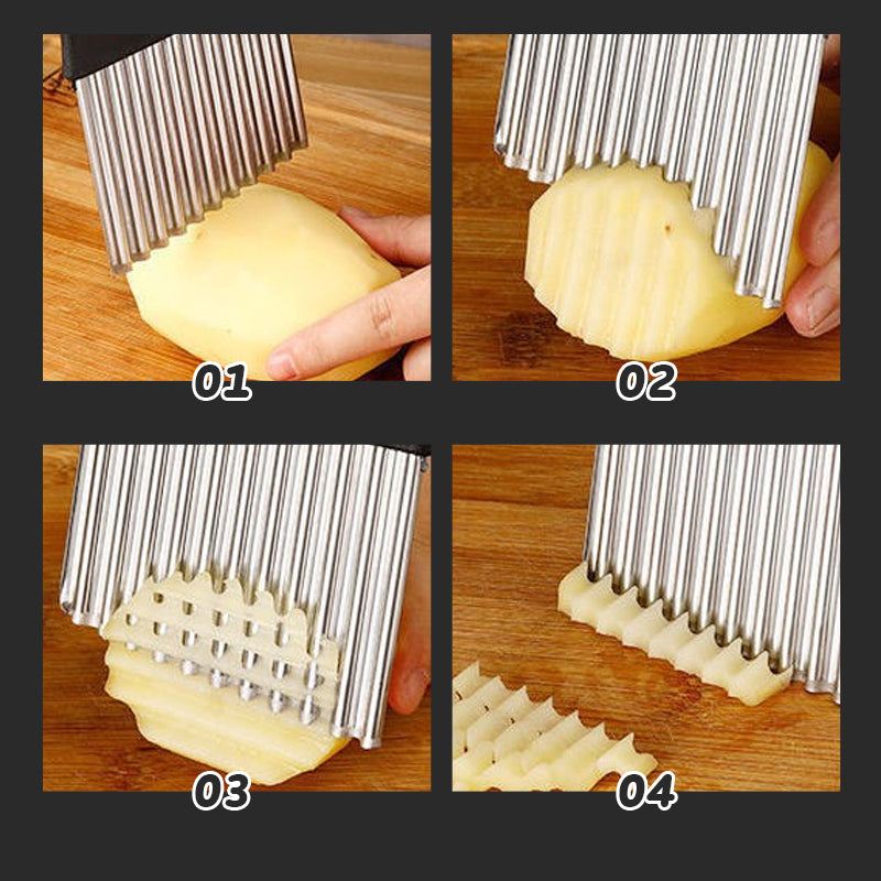 Lisslune | Wavy Potato Knife