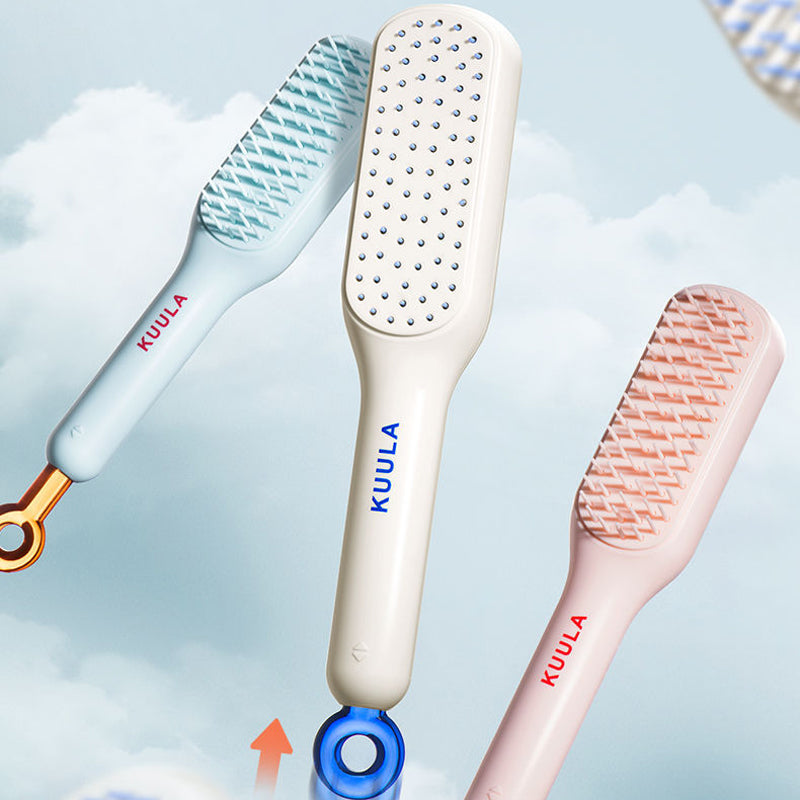 Lisslune | Self-cleaning anti-static massage comb