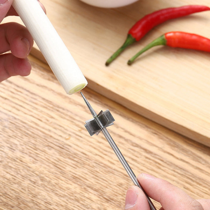 Lisslune | Stainless Steel Plum Blossom Onion Cutter