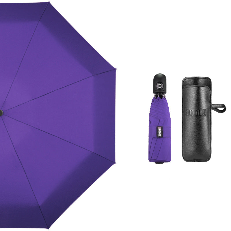 Lisslune | Super Portable Auto Open/Close Windproof Umbrella with 12 Ribs, 5-Fold & Ergonomic Handle