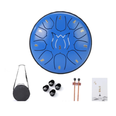 Lisslune | EchoDrum – Steel Tongue Drum for Meditation, Yoga, and Relaxation