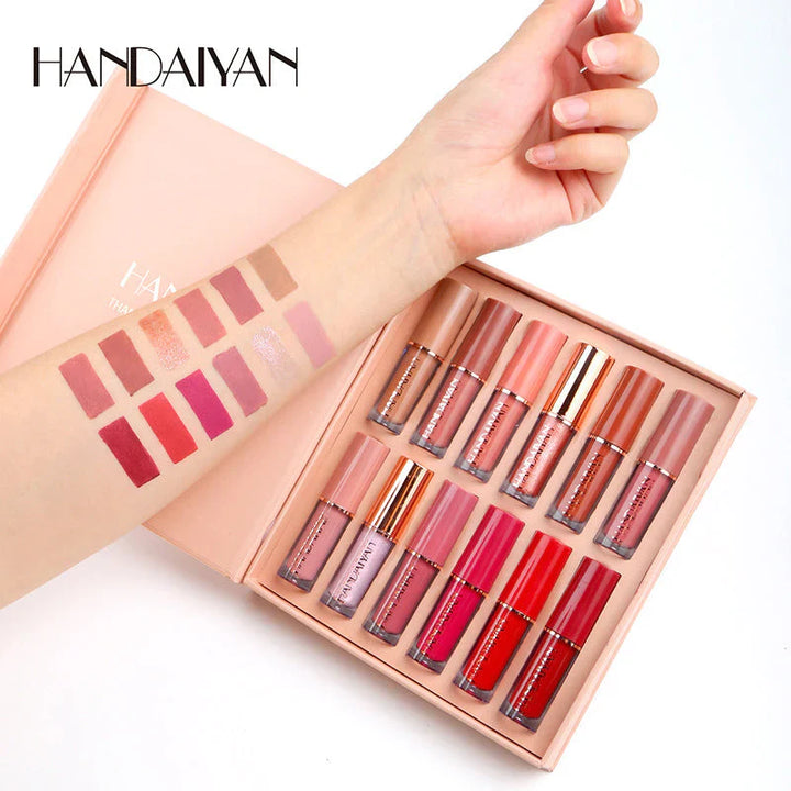 Lisslune | 12-color Liquid Lipstick Set