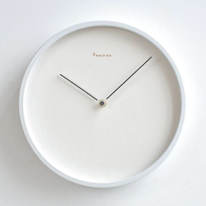 Lisslune | Nordic Minimalist Wooden Wall Clock White Black Design