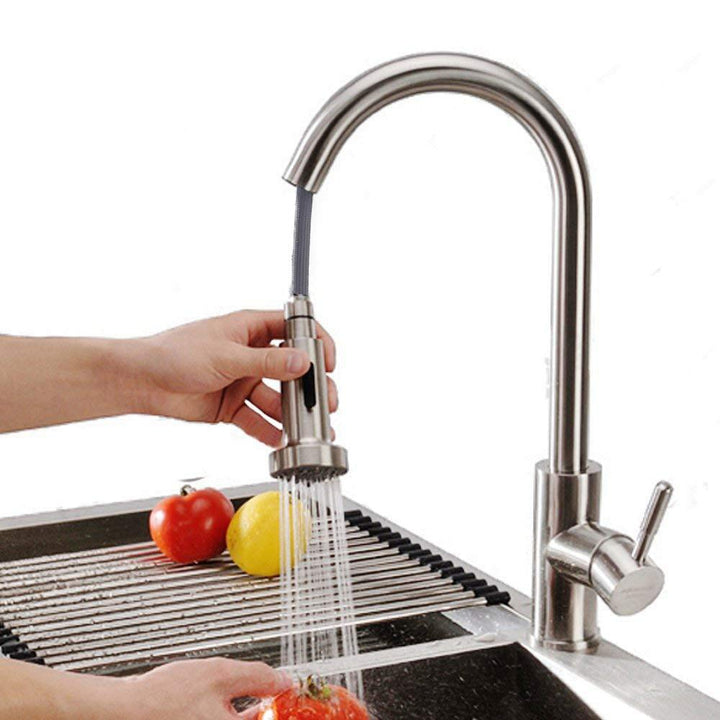 Lisslune | 2 spray types kitchen faucet with pull-out spray mixer kitchen