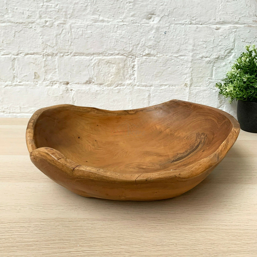 Lisslune | Teak Root Round Bowl Large 39cm
