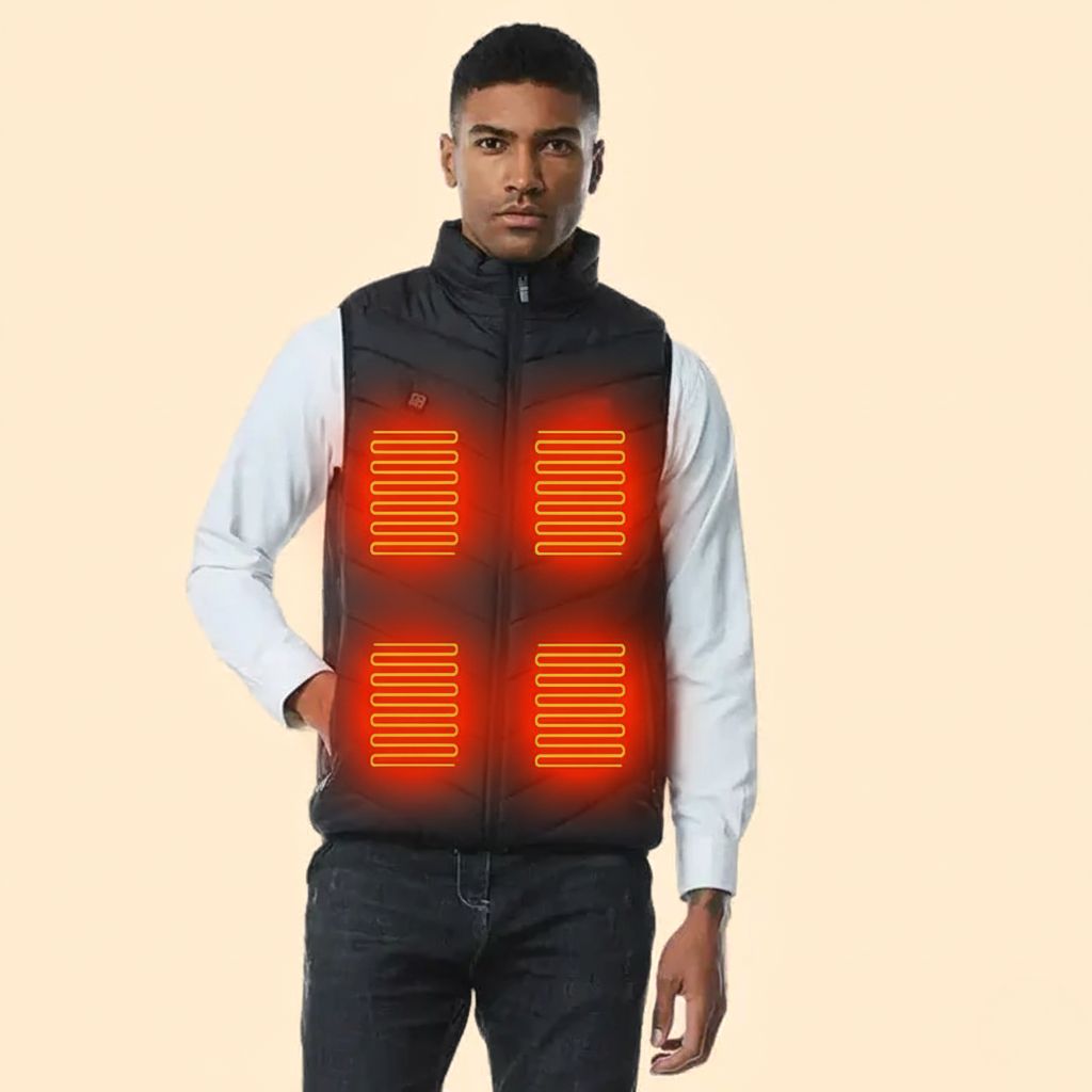 Lisslune | Thermo Heated Gilet | Insulated, Design for Hiking, Travel & Everyday Wear | Womens and Mens Heated Gilet