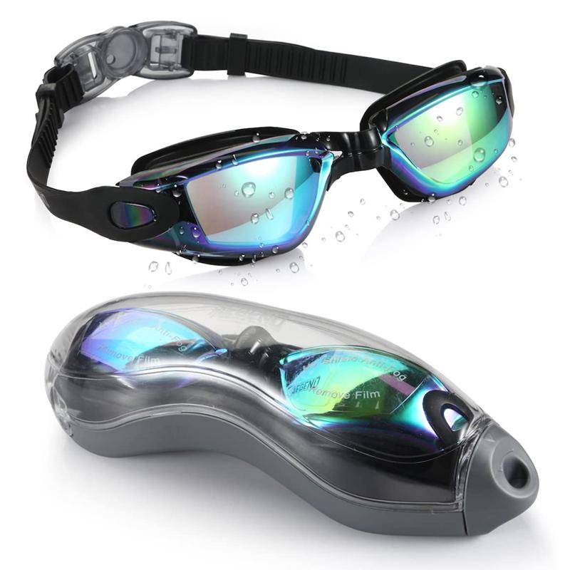 Lisslune | No leak anti-fog UV protection triathlon swim goggles