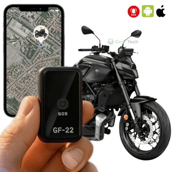Lisslune | GPS Tracker for Motorcycles | Waterproof, Magnetic & No Subscription Required for Global Tracking