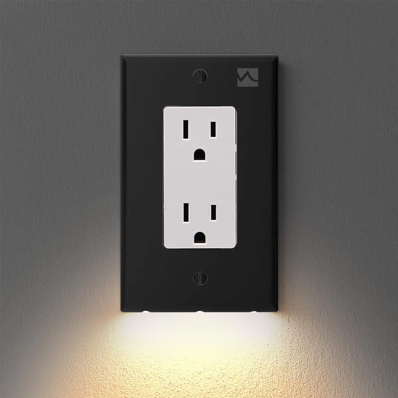 Lisslune | Outlet wall plate with LED night lights