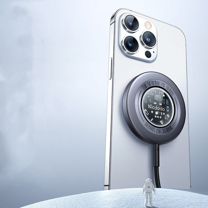Lisslune | Transparent 15W Magnetic Wireless Charging