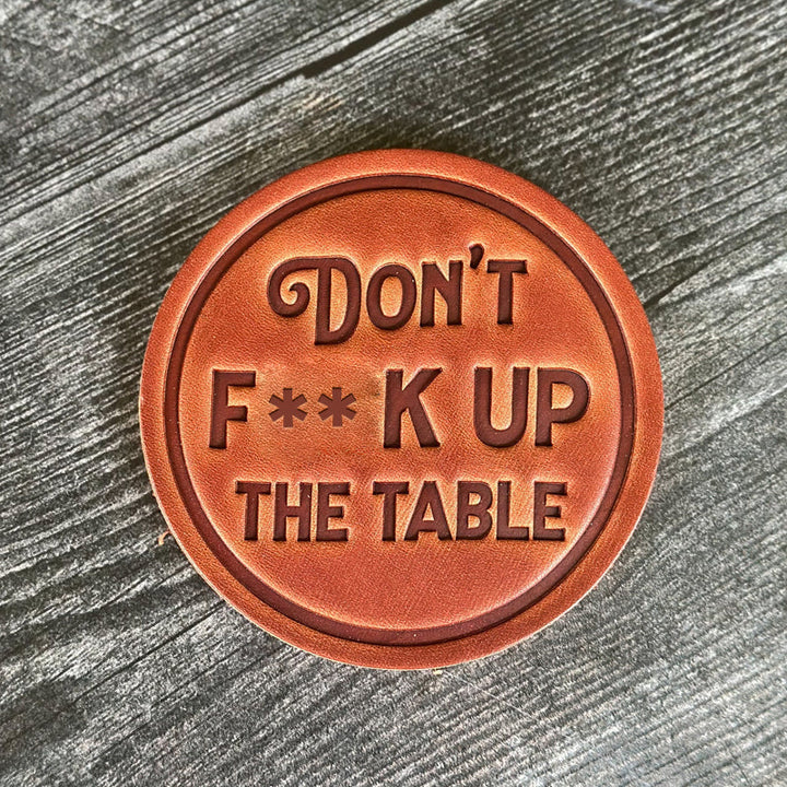 Lisslune | Funny Leather Coasters