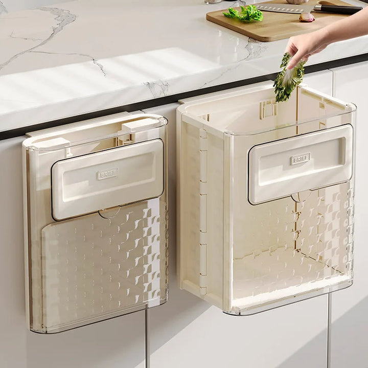 Lisslune | Space Saver Door Hanging Foldable Garbage Can