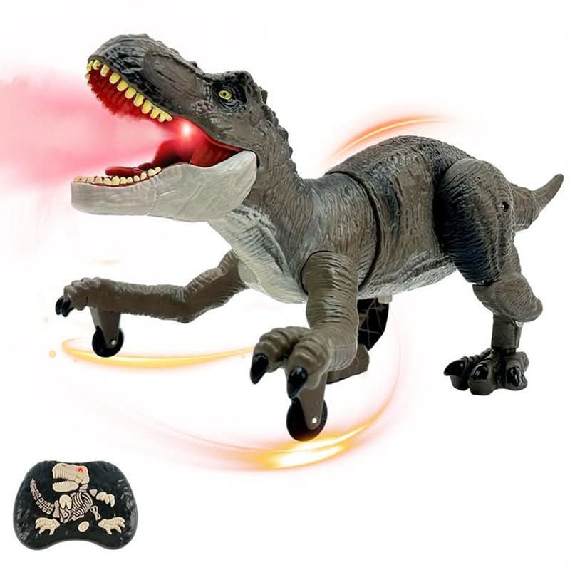 Lisslune | RoarBot RC Dino – Remote-controlled dinosaur with light, sound & fog