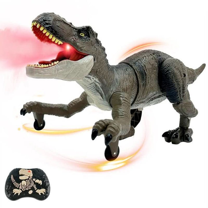 Lisslune | RoarBot RC Dino – Remote-controlled dinosaur with light, sound & fog