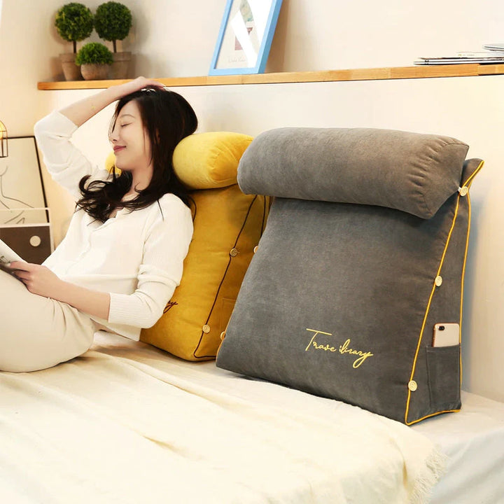 Lisslune | Wedge-shaped back support cushion