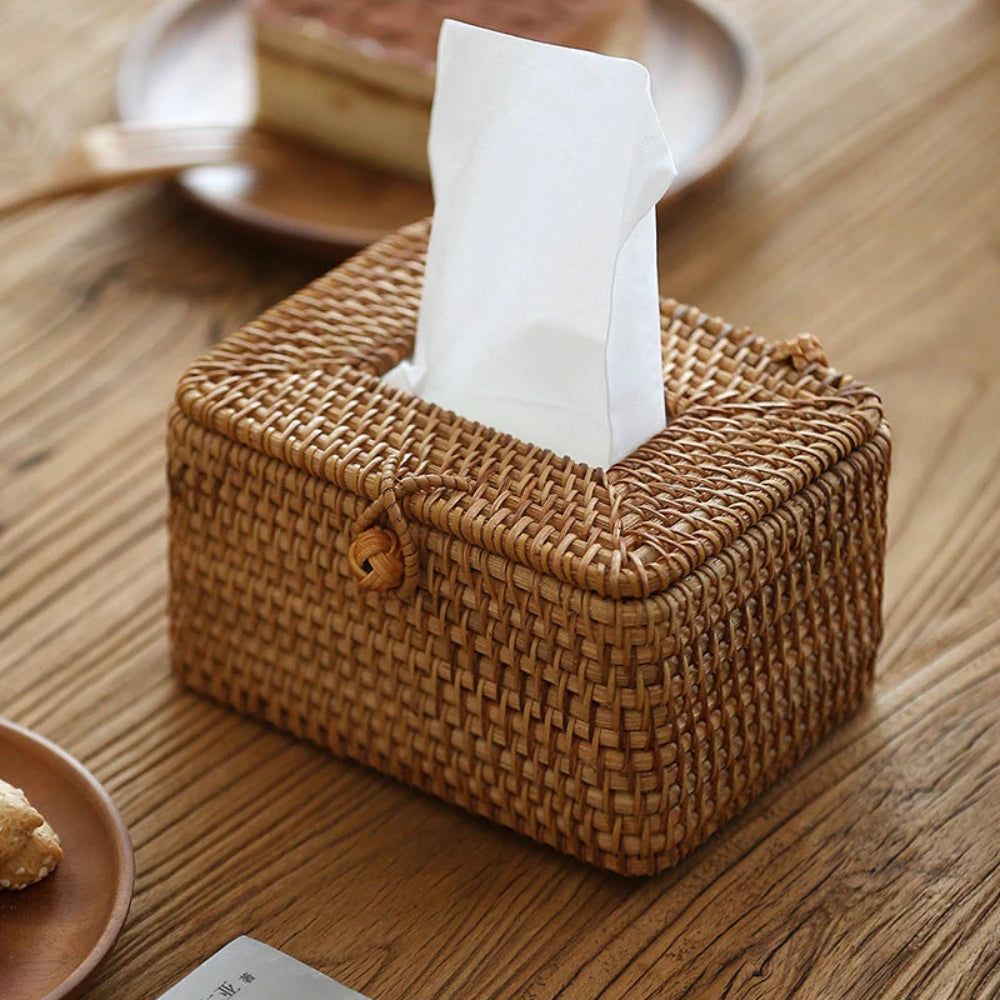 Lisslune | Bespoke Rattan Tissue Box