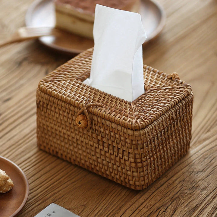 Lisslune | Bespoke Rattan Tissue Box