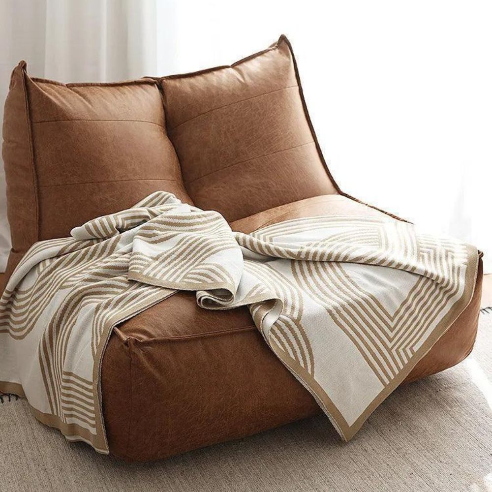 Lisslune | Snuggle Maze Knit Blanket