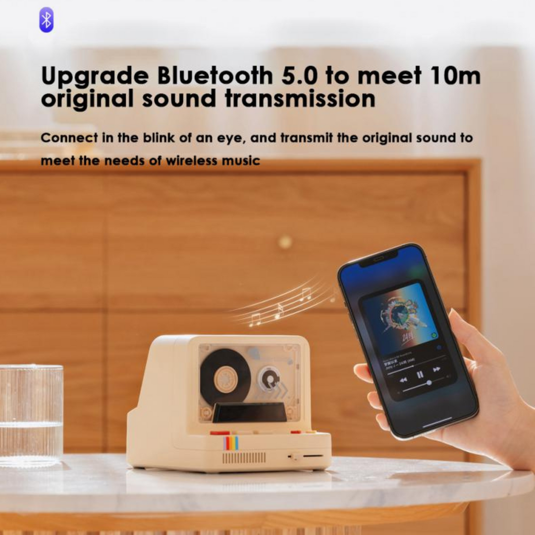 Lisslune | Nostalgic Night Classic Tape Bluetooth Speaker