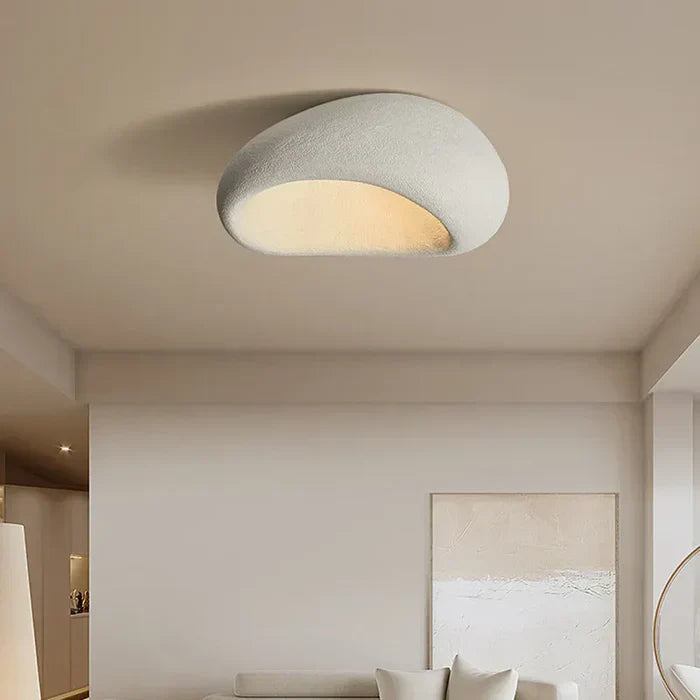 Skorter | Natural Wabi Sabi Ceiling Lamp - SereneAura