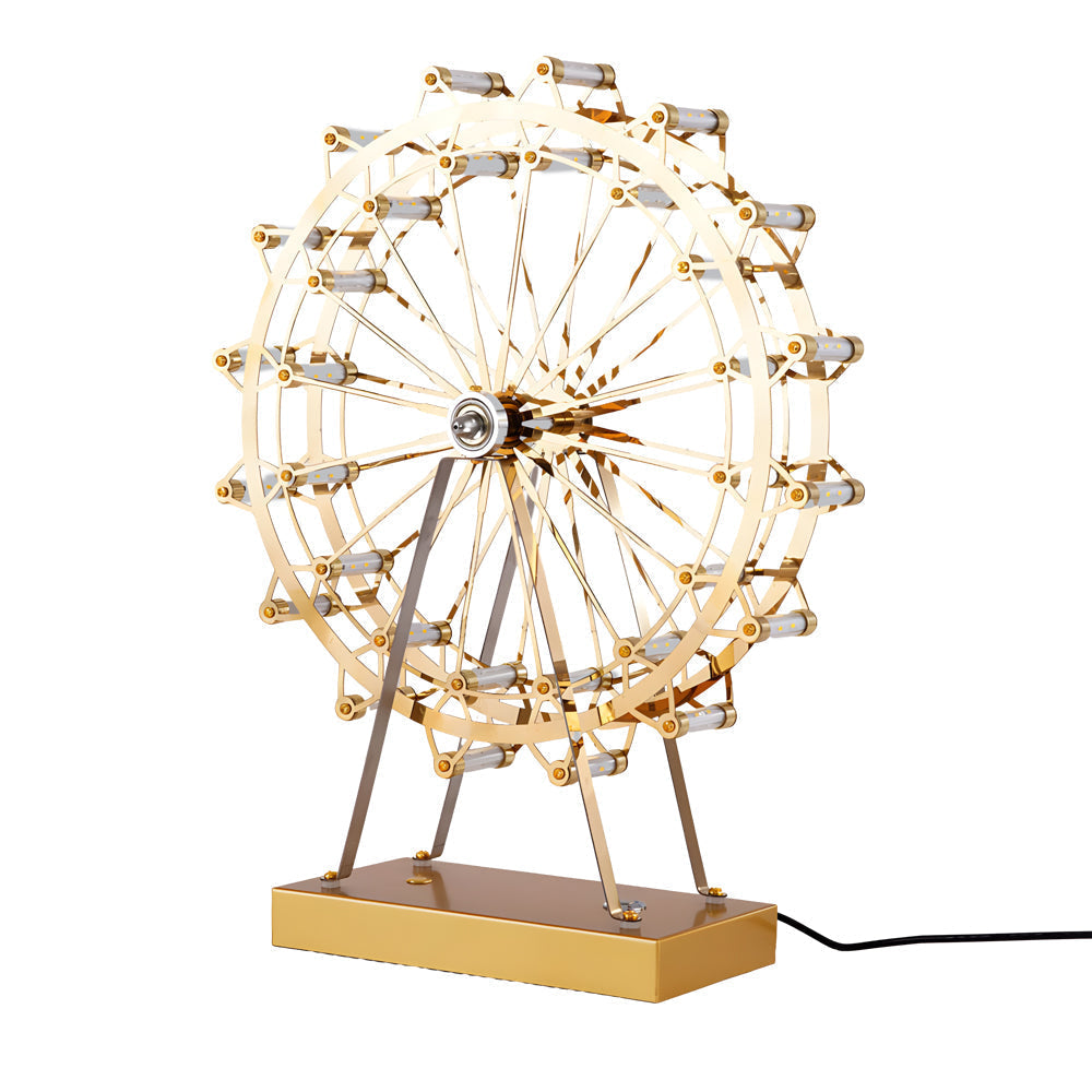 Lisslune | Golden Paris Wheel LED Desk Lamp