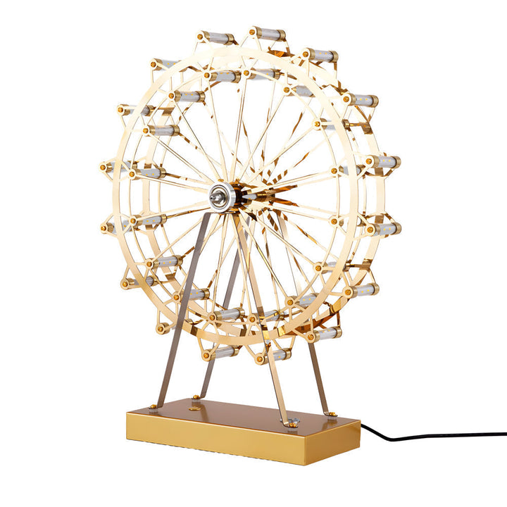 Lisslune | Golden Paris Wheel LED Desk Lamp