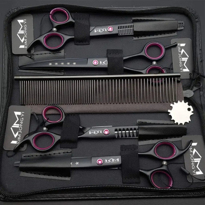 Lisslune | TrimPro Pet Grooming Set – Complete Scissors Set for Precise Coat Care
