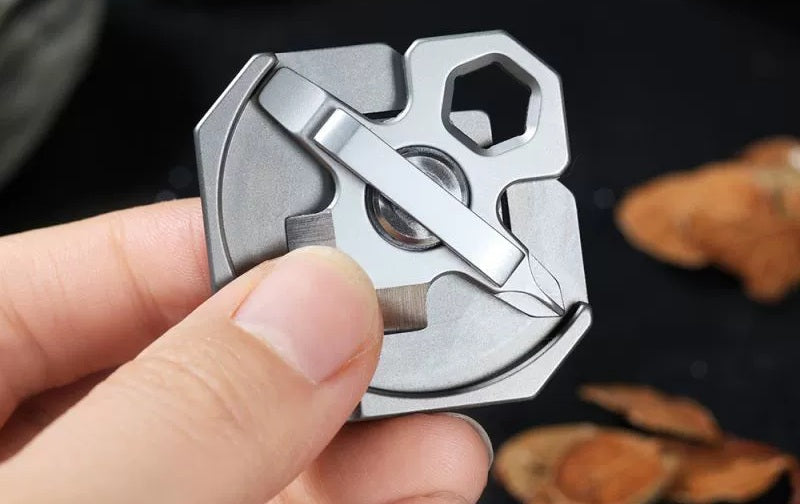 Lisslune | Titanium EDC Multi-Tool - Screwdriver, Wrench, Cool Pendant