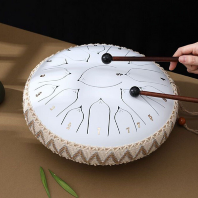 Lisslune | EchoDrum – Steel Tongue Drum for Meditation, Yoga, and Relaxation