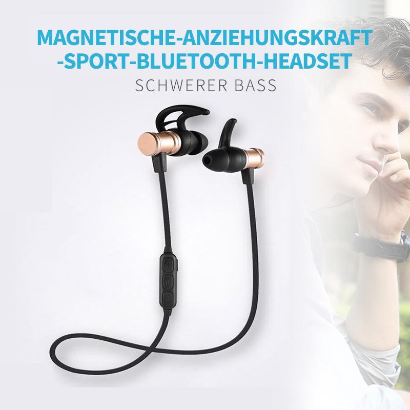 Lisslune | Bluetooth headphones, stereo in-ear earphones, secure fit for sports, gym, travel (waterproof, noise cancelling mic)