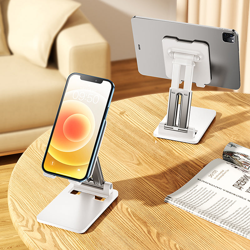 Lisslune | Foldable or white pole Phone Desk Holder