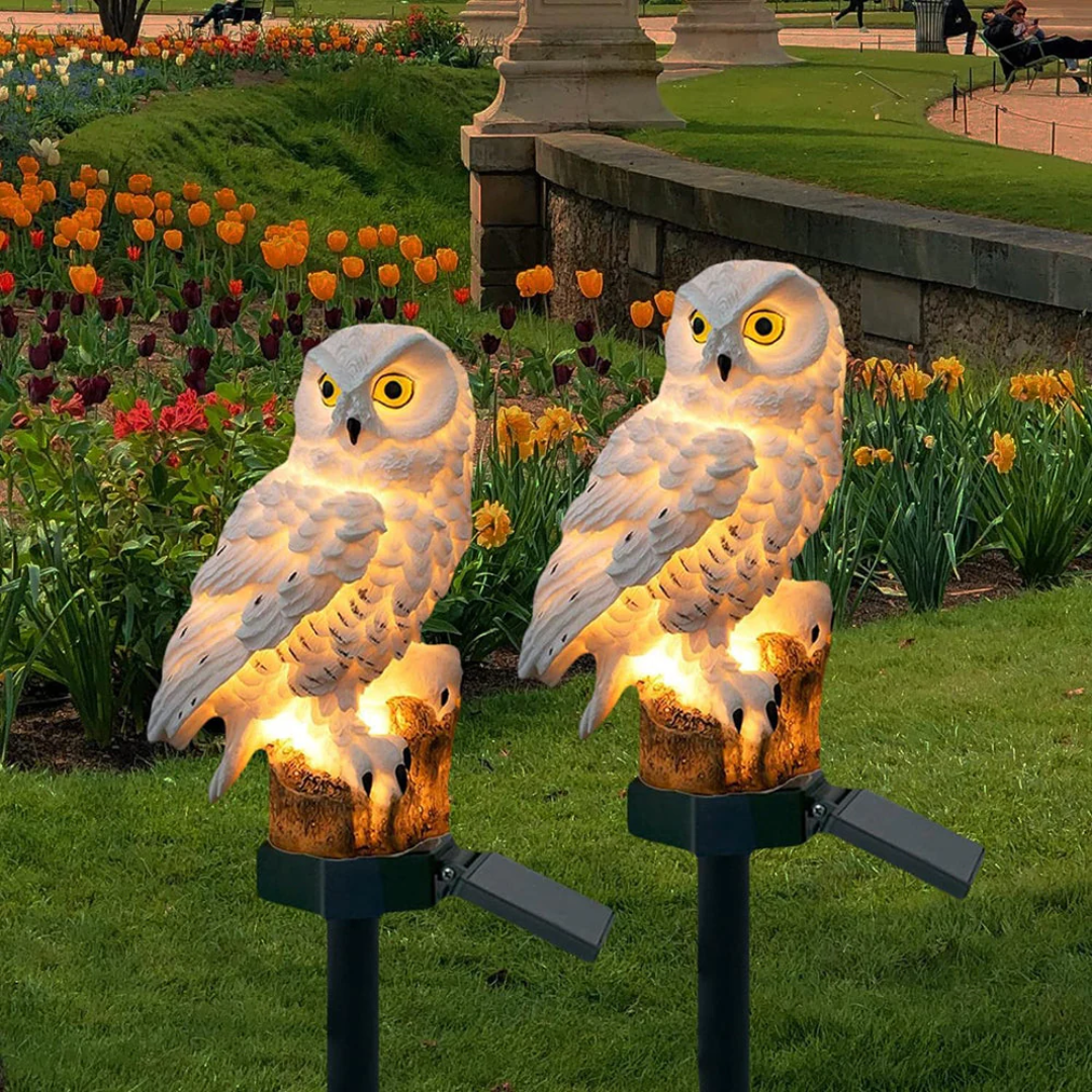 Lisslune | Solar Garden Lamps – Owl Design Outdoor Lighting with Solar Energy