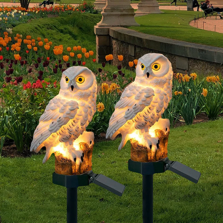 Lisslune | Solar Garden Lamps – Owl Design Outdoor Lighting with Solar Energy