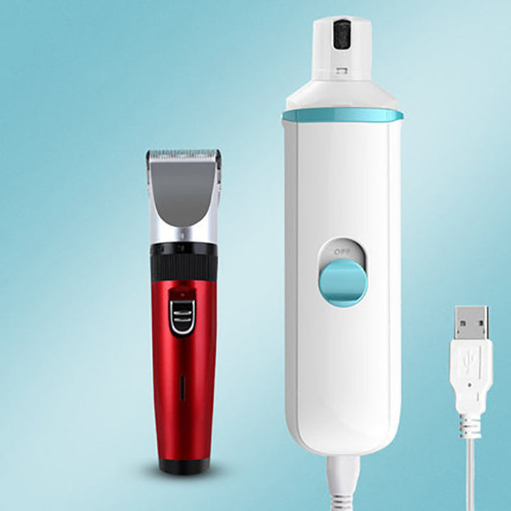 Lisslune | 2-in-1 Electric Pet Nail Polisher & Trimmer, with Silent Design, Fast Charging, Safe and Efficient, Suitable for Large and Small Dogs/Cats